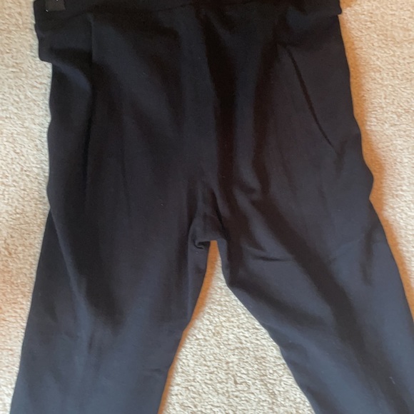 Crop Pants BCBG Black Elastic Waist Pants -M - Picture 8 of 10